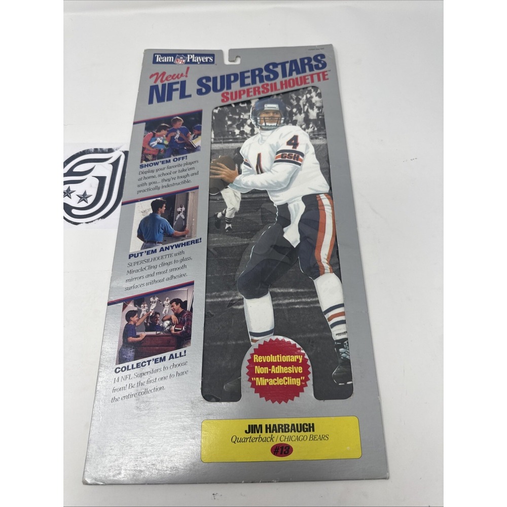 1992 nfl superstars supersilhouette jim harbaugh chicago bears
